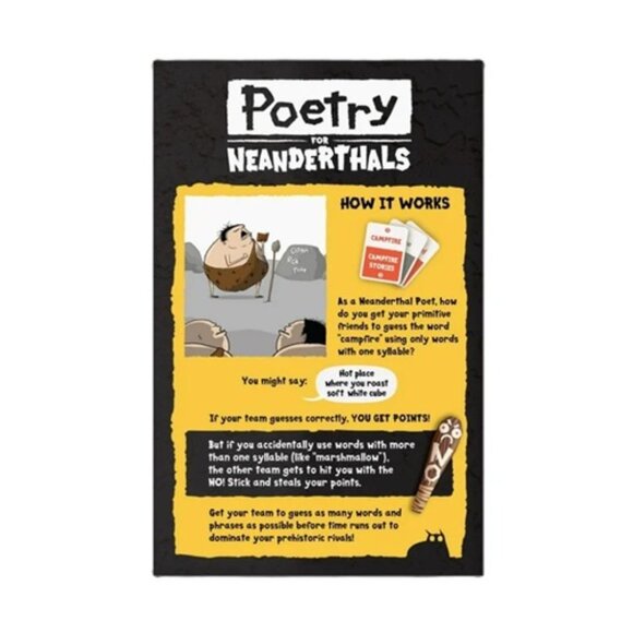 3/$55❤️new Poetry For Neanderthals Now With 50% More Cards Game Exploding Kitten - Picture 8 of 8
